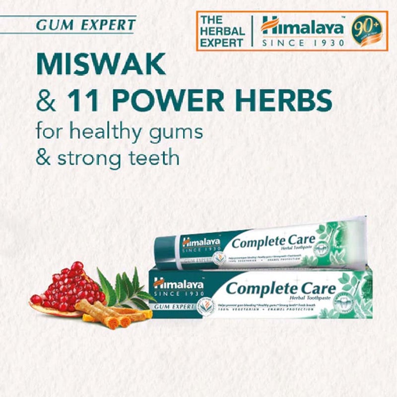 Himalaya Gum Expert Complete Care Paraben-Free Herbal Toothpaste 100ml, Pack of 3's