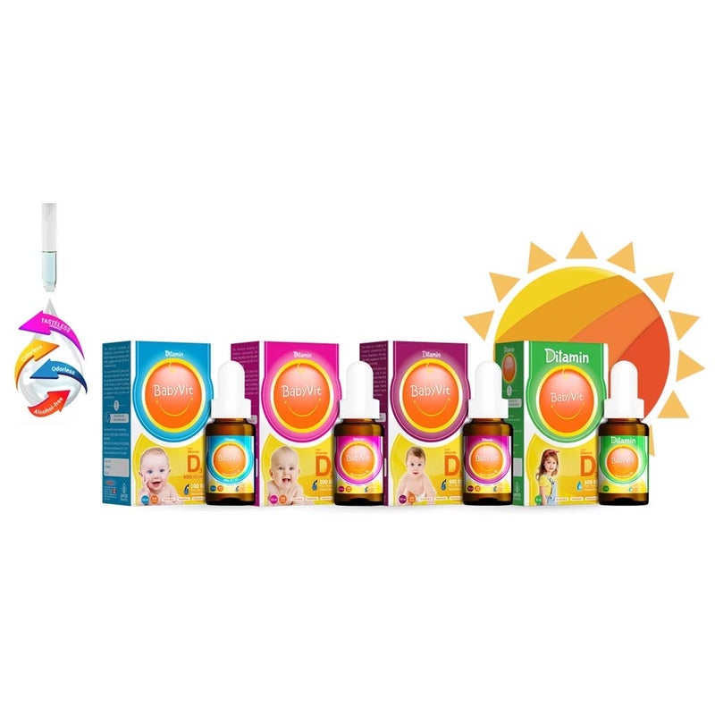 Ditamin Baby Vitamin D3 100IU Drops 10ml