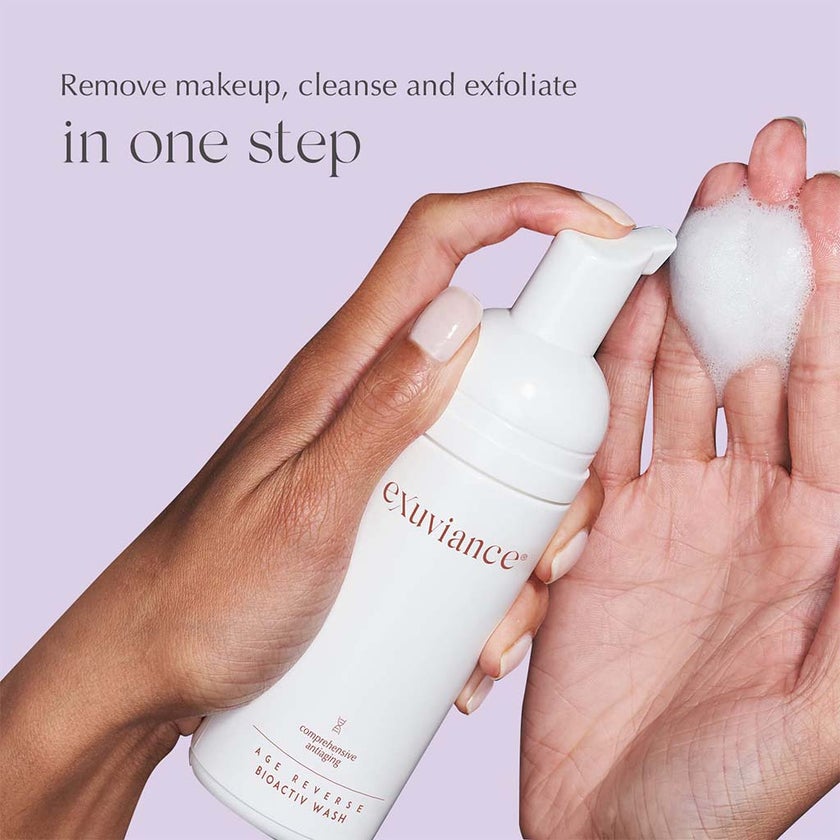 Exuviance Age Reverse Bioactiv Wash Comprehensive Anti-Aging Foaming PHA Facial Cleanser 125ml