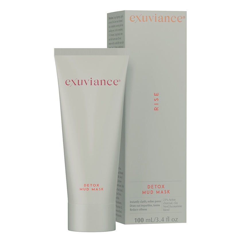 Exuviance Detox Clarifying Mud Facial Mask Treatment With Activated Charcoal 100ml