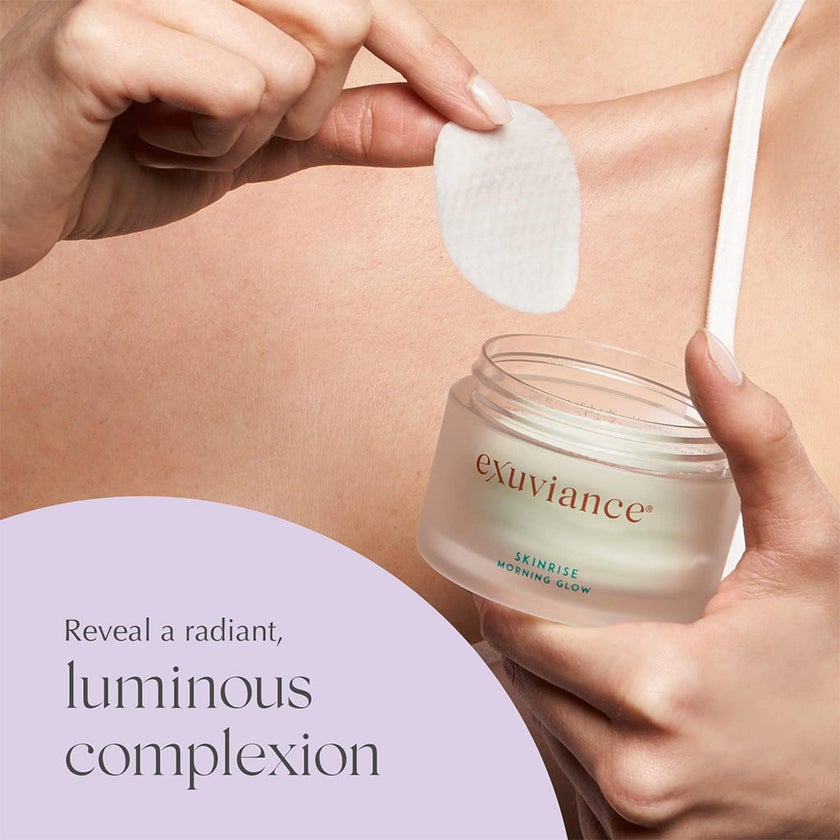 Exuviance SkinRise Morning Glow Gentle Exfoliator Pads, Pack of 36's