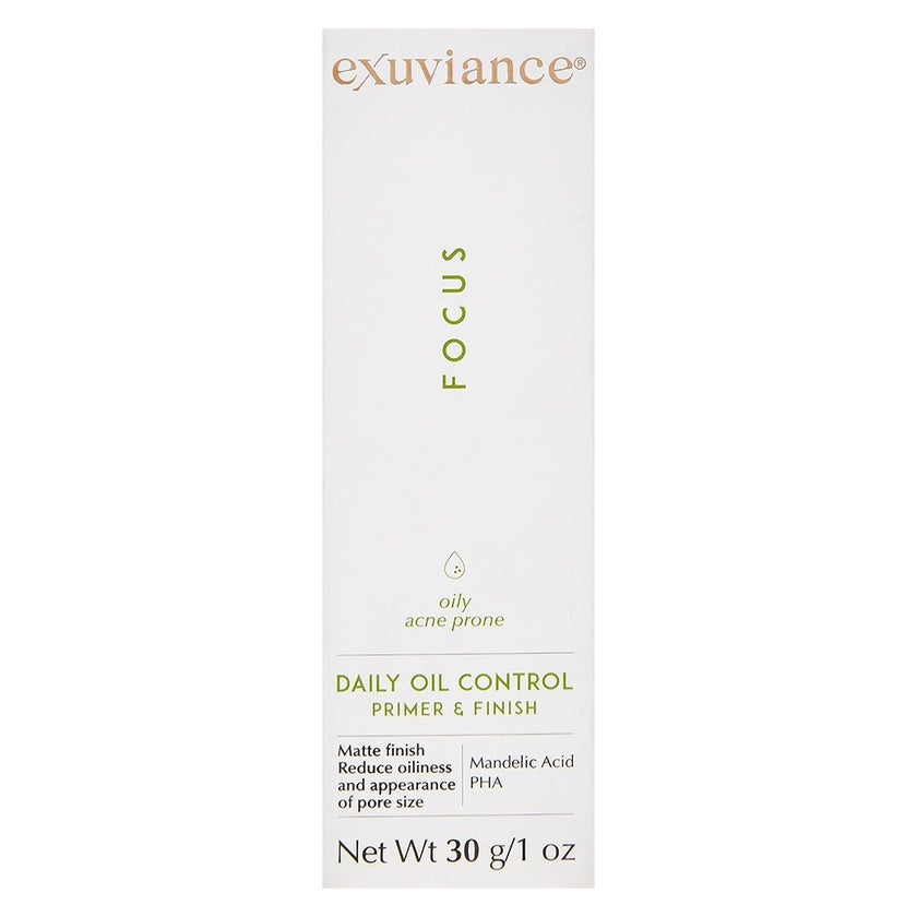 Exuviance Daily Oil Control Face Primer & Matte Finish AHA/PHA Gel For Oily & Acne-Prone Skin 30g