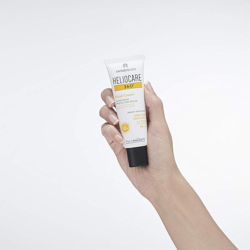 Heliocare 360° Fluid Cream Broad Spectrum Sunscreen With SPF 50+ & PA++++ 50ml