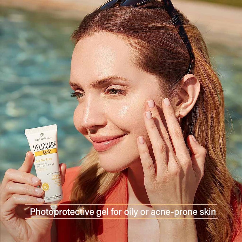 Heliocare 360° Gel Oil-Free Broad Spectrum Sunscreen Dry Touch With SPF 50 & PA++++ 50ml