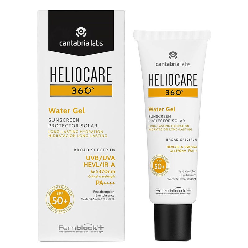Heliocare 360° Water Gel Broad Spectrum Sunscreen With SPF50+ & PA++++ 50ml