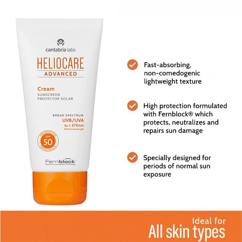 Heliocare Advanced Cream Broad Spectrum Sunscreen With SPF50, 50ml