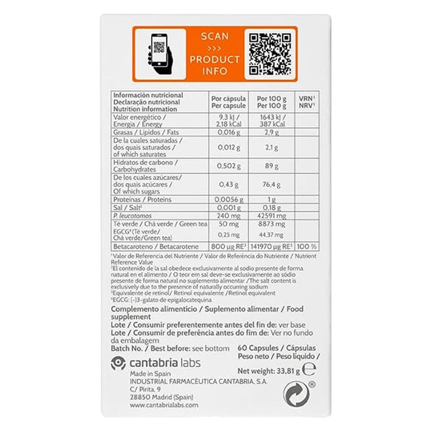 Heliocare Oral Sunblock Capsules, Pack of 60's