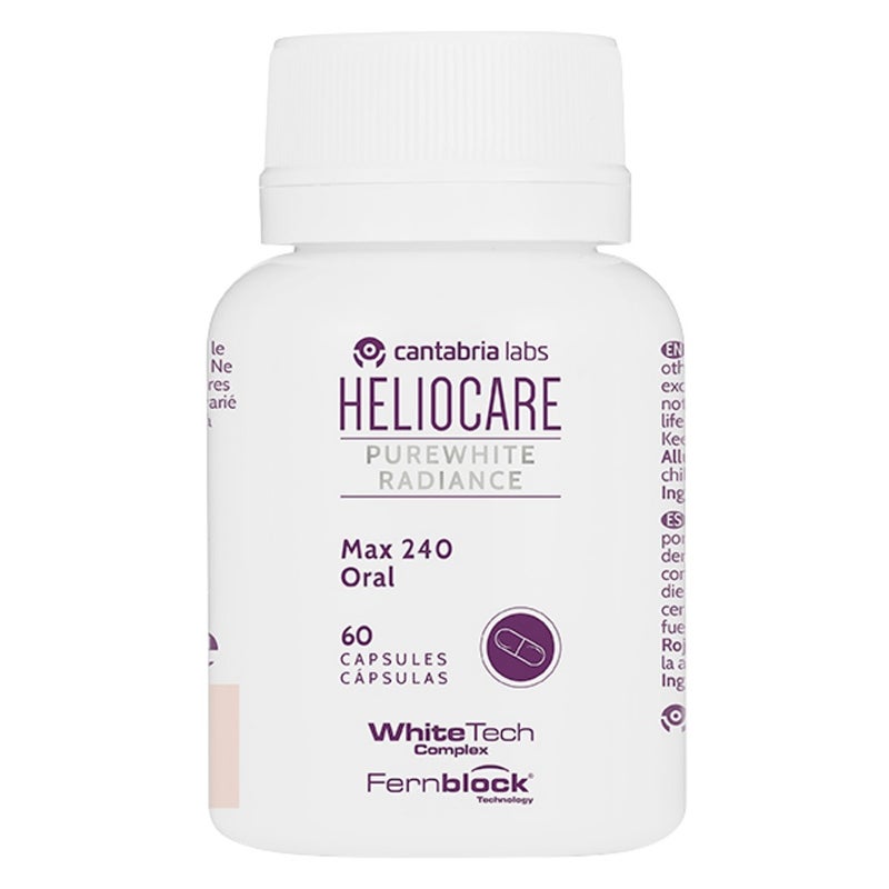 Heliocare Purewhite Radiance Max 240 Oral Capsules With White Tech Complex, Pack of 60's
