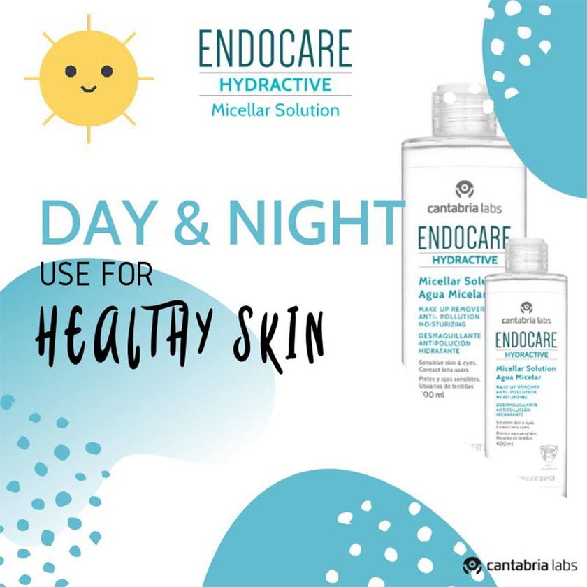 Endocare Hydractive Moisturizing Make-up Remover Micelar Solution For All Skin Types 100ml