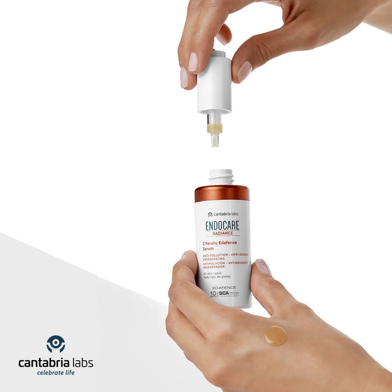 Endocare Radiance C Ferulic Edafence Anti-oxidant Anti-pollution Regenertaing Face Serum For All Skin Types 30ml