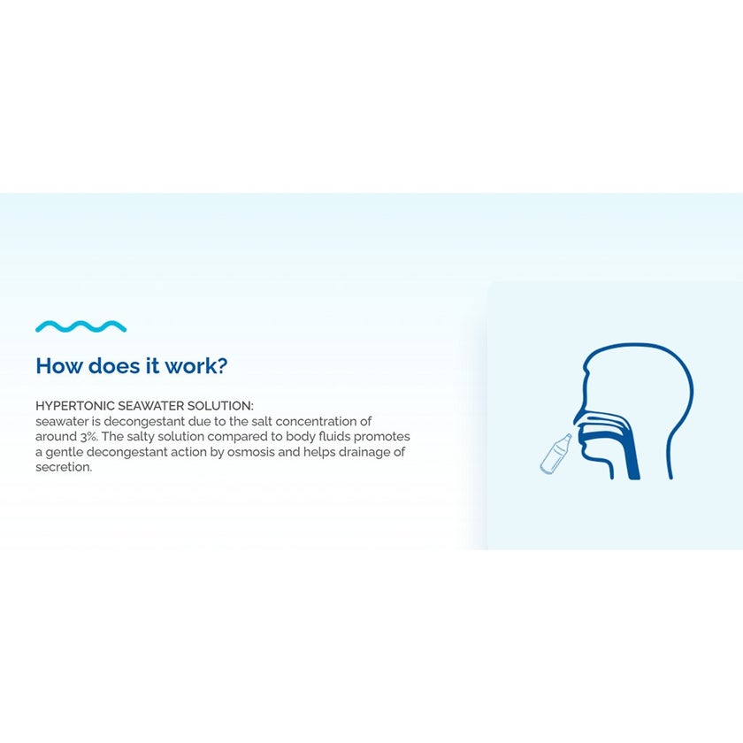 Isomar Nose Decongestant Vials, Pack of 5ml x 20's