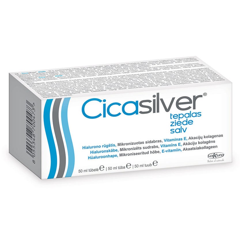 Cicasilver Skin Lesions & Wound Healing Ointment 50ml