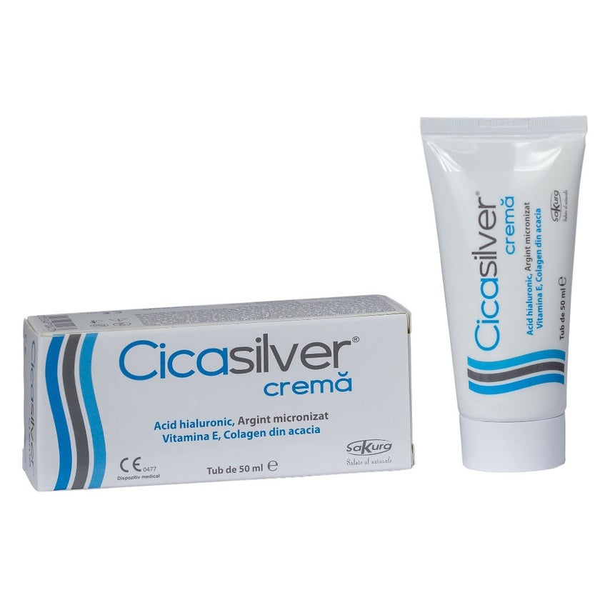 Cicasilver Skin Lesions & Wound Healing Ointment 50ml