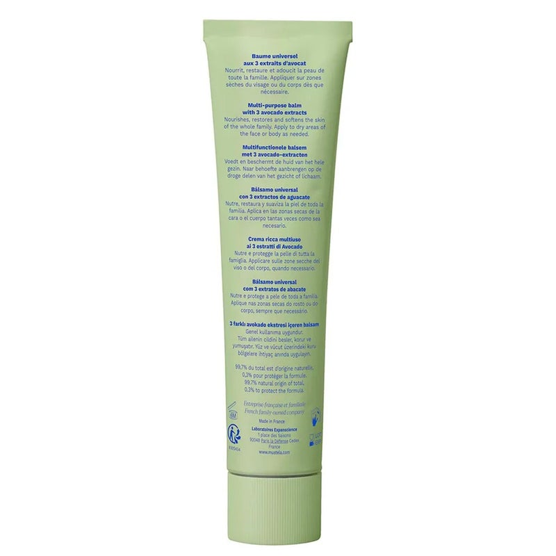 Mustela Bio Organic Multi-Purpose Balm For Baby's Dry Face And Body 75ml