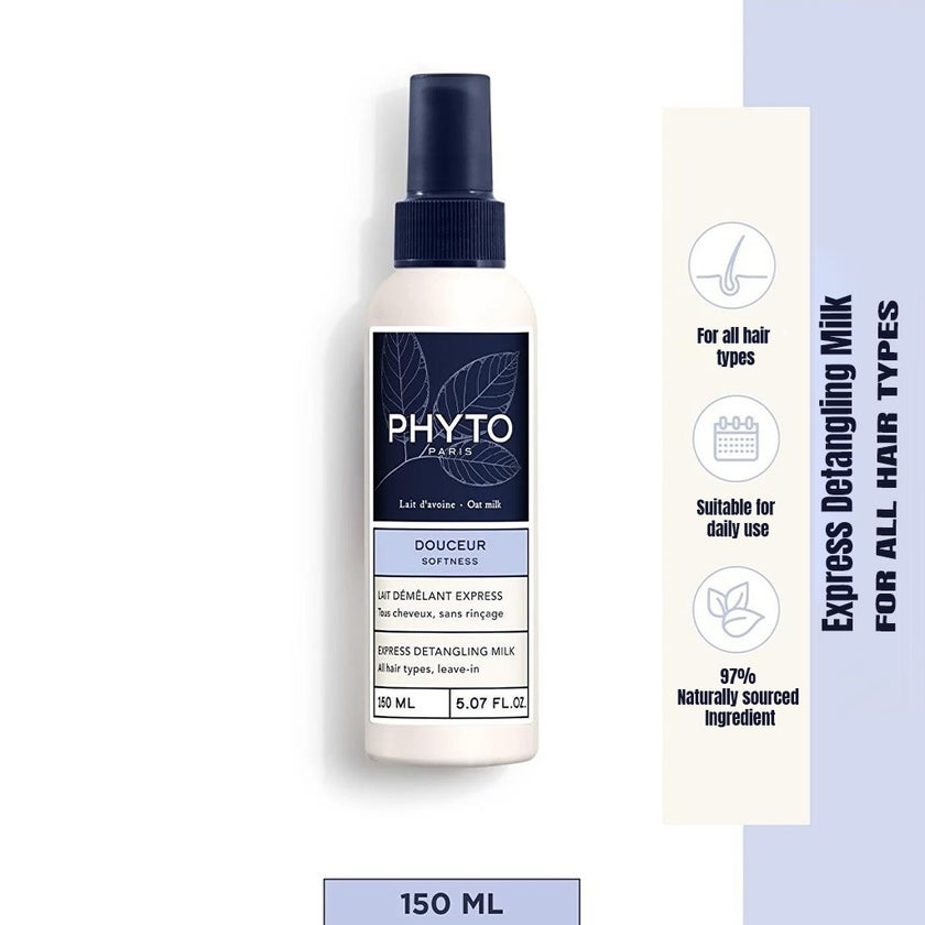 Phyto Douceur Softness Express Detangling Leave-In Milk For All Hair Types 150ml