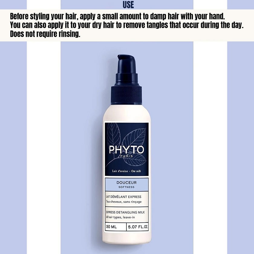 Phyto Douceur Softness Express Detangling Leave-In Milk For All Hair Types 150ml