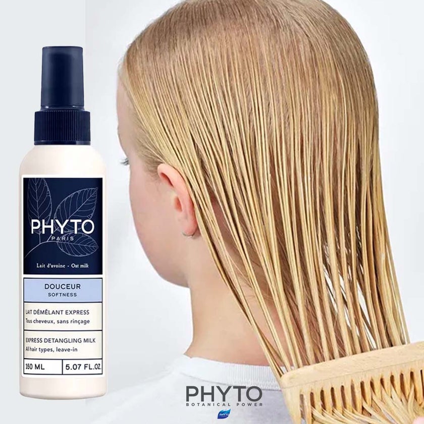 Phyto Douceur Softness Express Detangling Leave-In Milk For All Hair Types 150ml
