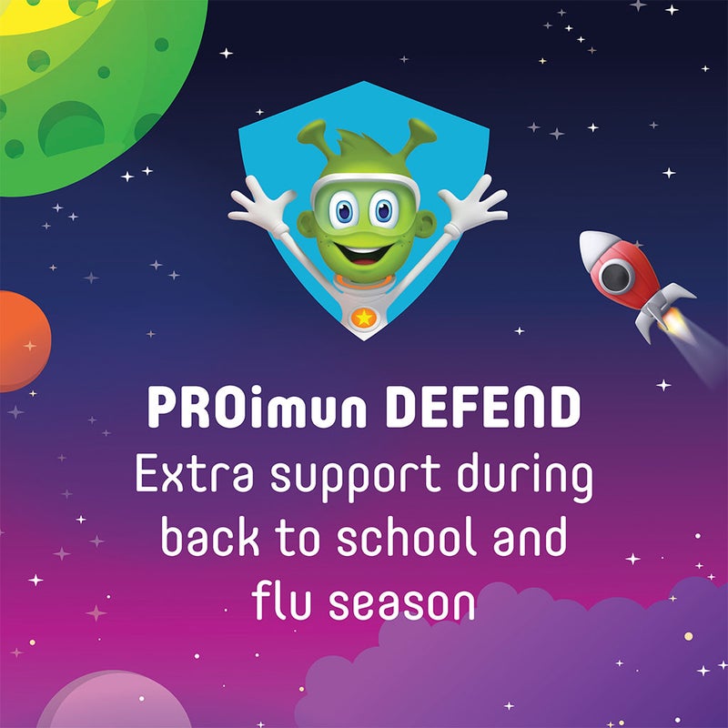 Martians PROimun Defend Kids Immune Support Supplement Chewable Tablets For 3+ Years, Pack of 30's