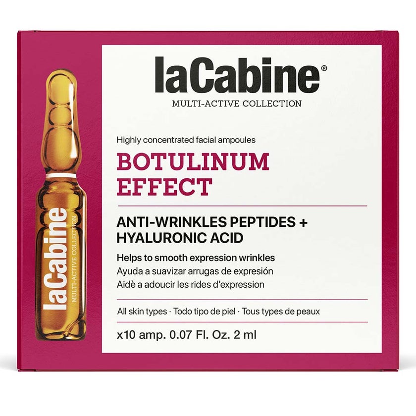LaCabine Botulinum Effect Anti-Wrinkle 2ml Facial Ampoules For All Skin Types, Pack of 10's