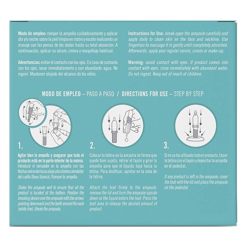 LaCabine Flash Effect Instant Lifting & Anti-Fatigue 2ml Facial Ampoules For All Skin Types, Pack of 10's