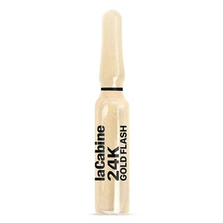 LaCabine 24K Gold Flash 2ml Golden Facial Serum Ampoules For Instant Glowing Skin, Limited Edition, Pack of 1's