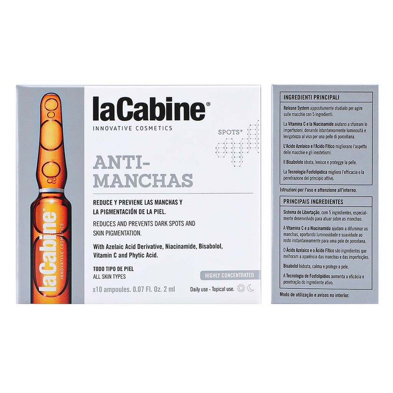 LaCabine Anti-Dark Spot 2ml Facial Ampoules For All Skin Types, Pack of 10's