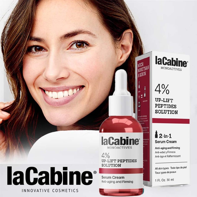 LaCabine Monoactives 4% Up-Lift Anti-Aging Peptides Firming Serum Cream For All Skin Types 30ml