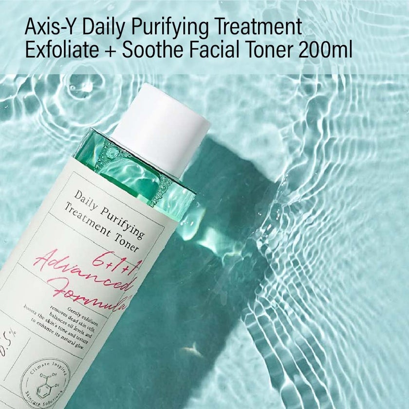 Axis-Y Daily Purifying Treatment Exfoliate + Soothe Facial Toner 200ml