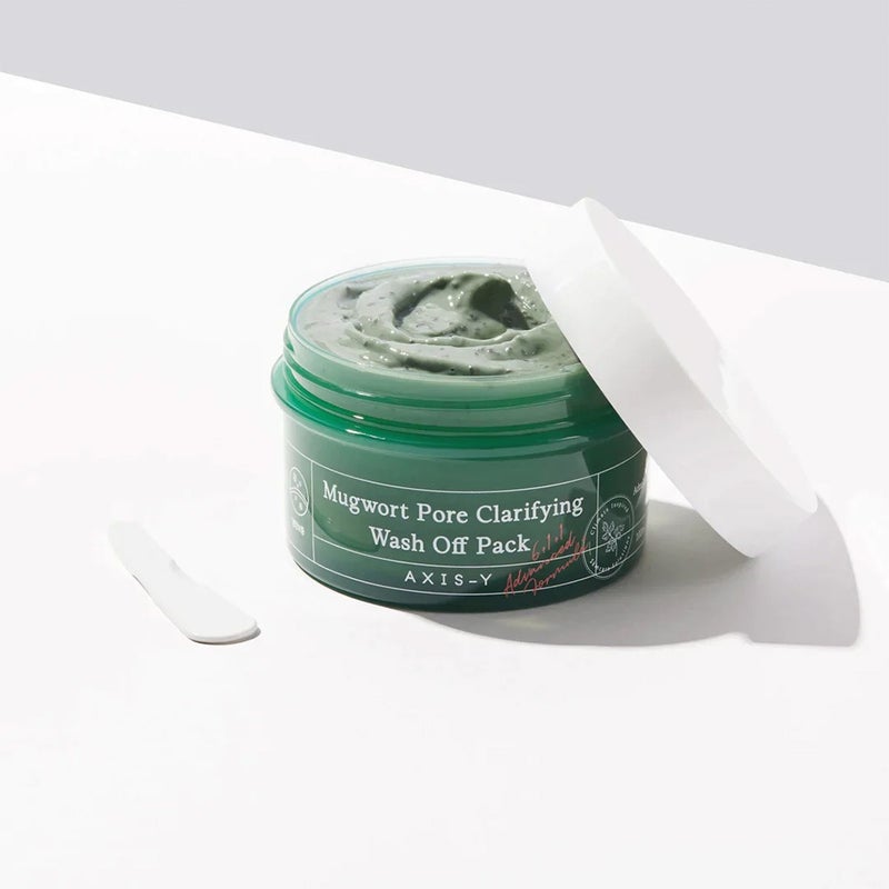 Axis-Y Mugwort Pore Clarifying Relax & Care Wash Off Face Pack 100ml