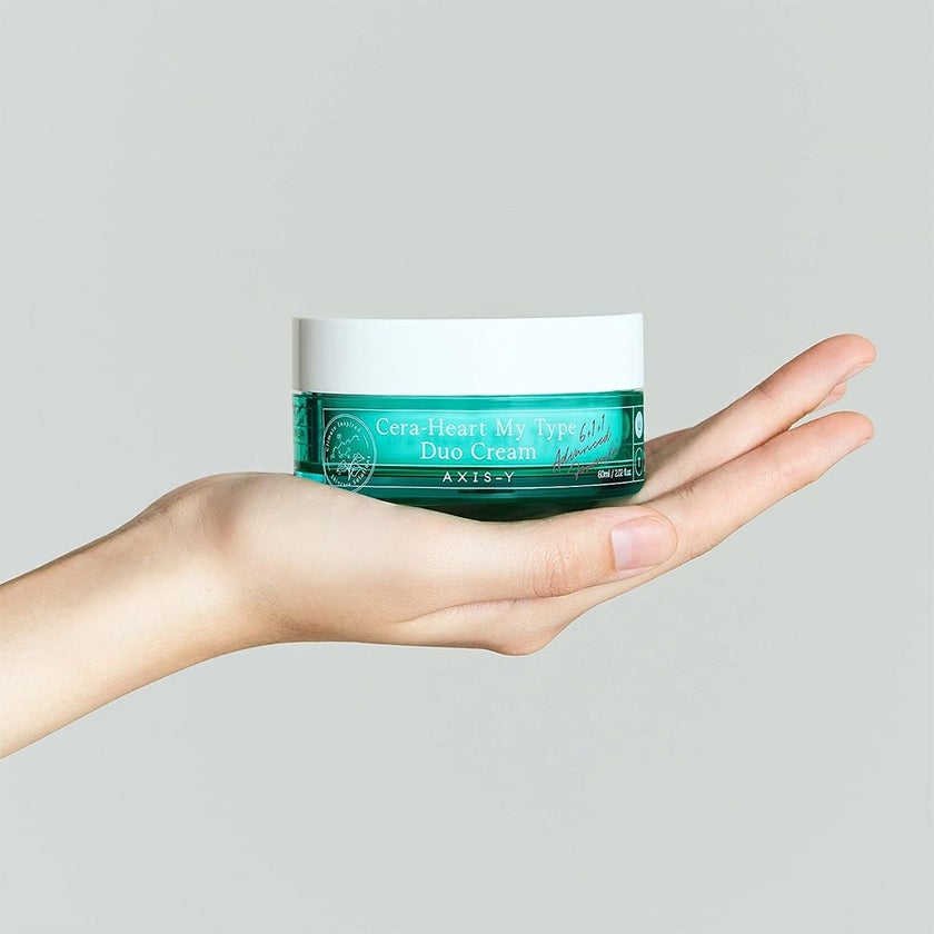 Axis-Y Cera-Heart My Type Hydrate & Smooth, Cooling & Nourishing 2-In-1 Duo Cream 60ml