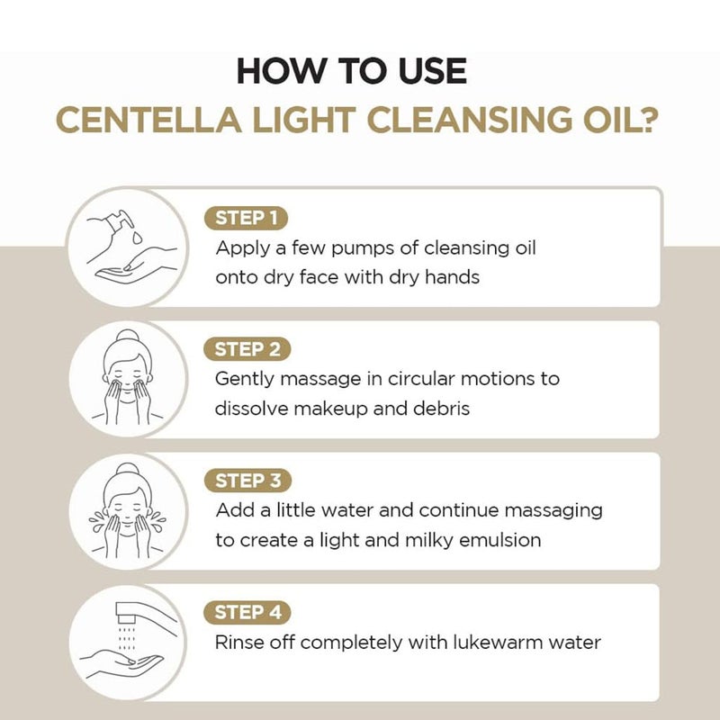 Skin1004 Madagascar Centella Light Facial Cleansing Oil 200ml