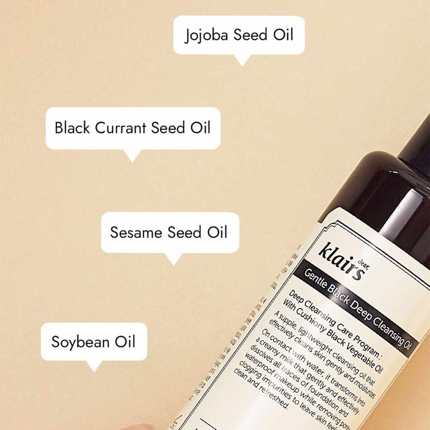 Dear Klairs Gentle Black Deep Facial Cleansing Oil 150ml