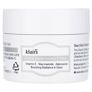Dear Klairs Freshly Juiced Vitamin E Radiance Booster Face Mask 15ml