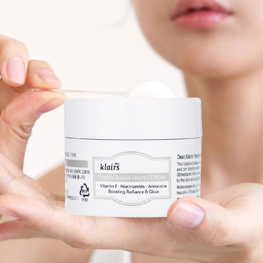Dear Klairs Freshly Juiced Vitamin E Radiance Booster Face Mask 15ml