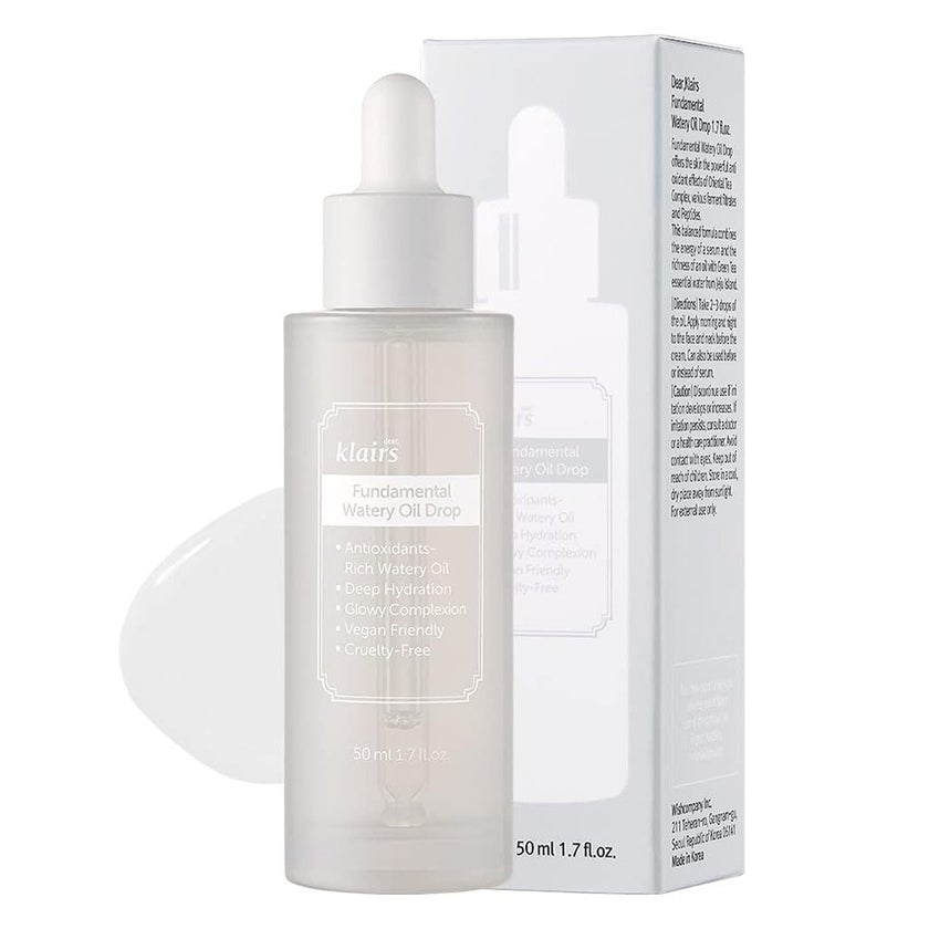 Dear Klairs Fundamental Deep Hydration Watery Oil Drop Serum With Antioxidants 50ml
