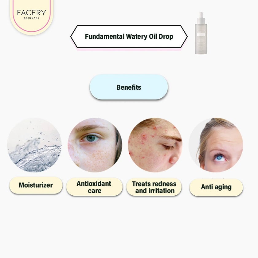 Dear Klairs Fundamental Deep Hydration Watery Oil Drop Serum With Antioxidants 50ml