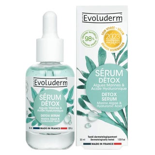 Evoluderm Detox Serum With Marine Algae & Hyaluronic Acid For Detoxifying & Hydration 30ml 