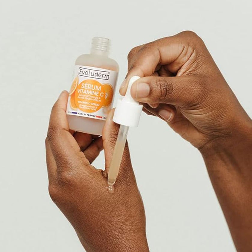 Evoluderm Vitamin C Face Serum With Orange Extract & Hyaluronic Acid For Skin Radiance & Hydration 30ml