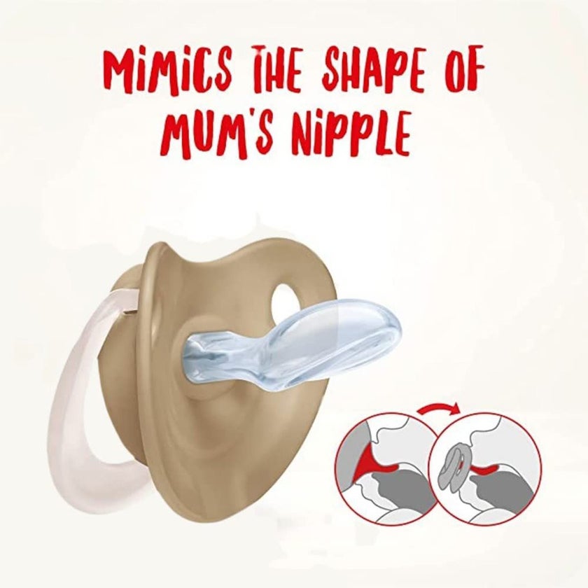 NUK Disney Winnie The Pooh Trendline Silicone Soother For 0-6 Months Baby, Assorted Pack of 2's