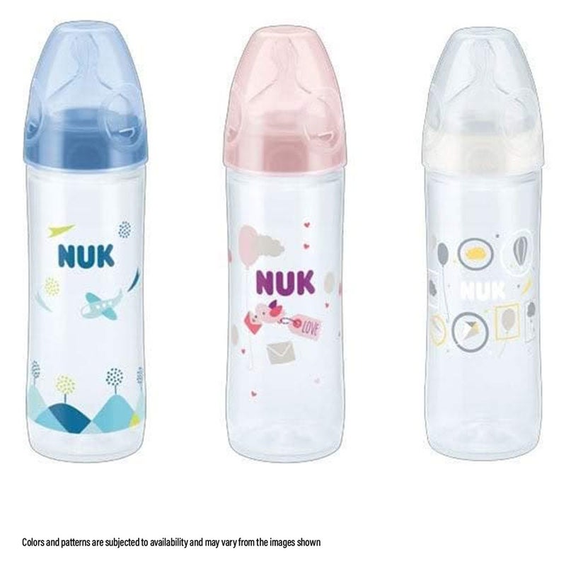 Nuk New Classic 250ml Baby Feeding Bottle, Assorted Pack of 1's