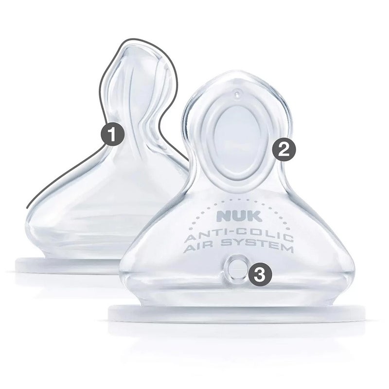 Nuk New Classic 250ml Baby Feeding Bottle, Assorted Pack of 1's