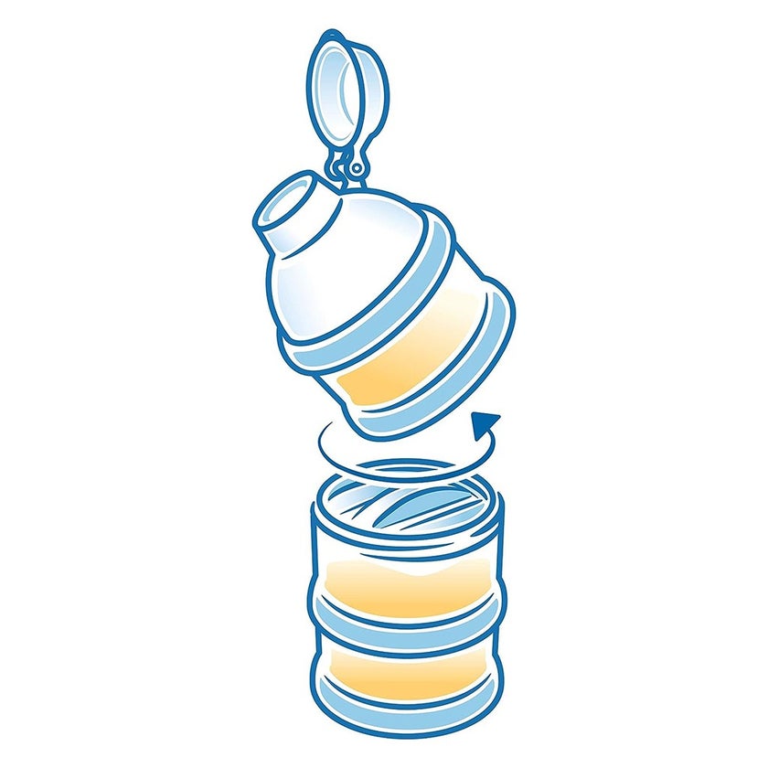 Nuk Baby Formula Milk Powder Dispenser, Assorted Pack of