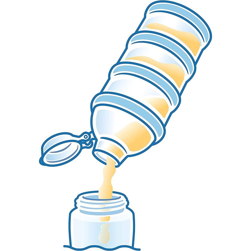 Nuk Baby Formula Milk Powder Dispenser, Assorted Pack of