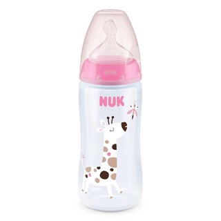 Nuk First Choice+ 300ml Anti-Colic PP Baby Feeding Bottle With Temperature Control, Assorted Pack of 1's