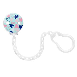 Nuk Soother Chain With Clip For Baby, Assorted Pack of 1's