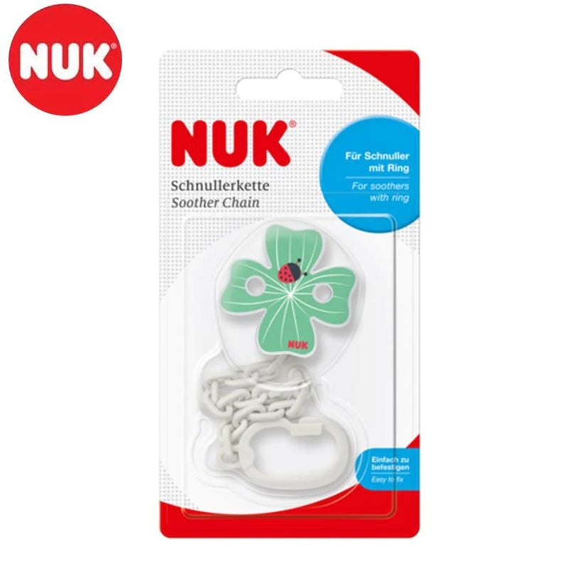 Nuk Soother Chain With Clip For Baby, Assorted Pack of 1's