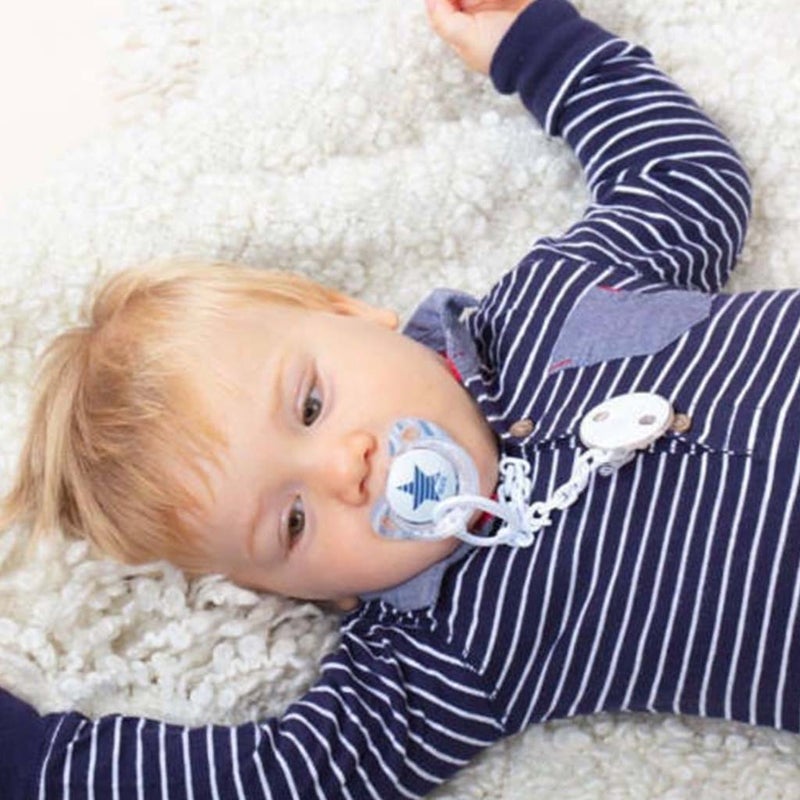 Nuk Soother Chain With Clip For Baby, Assorted Pack of 1's