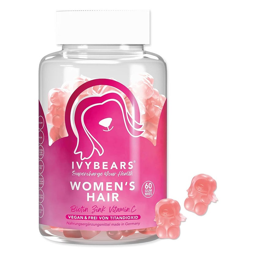 Ivybears Women's Hair Gummies With Biotin, Zinc & Vitamin C, Pack of 60's