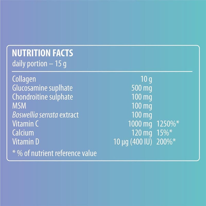 Activlab Pharma Collagen Joint & Body Powder With Type II Collagen, Glucosamine, Chondroitine, & MSM For Healthy Bone and Joint, 300g