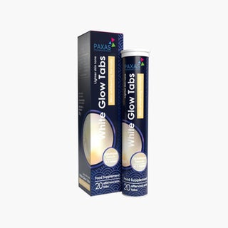 Paxas White Glow Effervescent Tablets With Glutathione For Skin Whitening, Pack of 20's